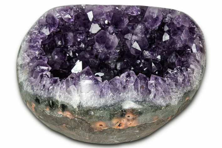Sparkly Deep-Purple Amethyst Geode - Uruguay #345952